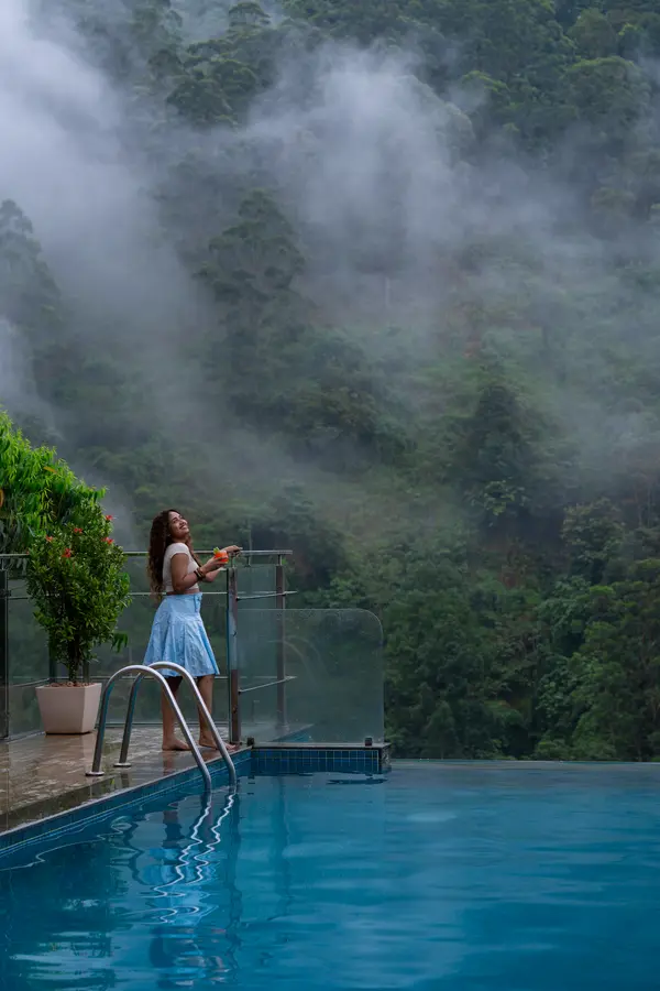 Swimming Pool at Blanket Hotel & Spa Munnar